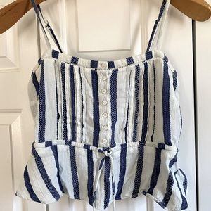 Cleobella cropped stripped tank